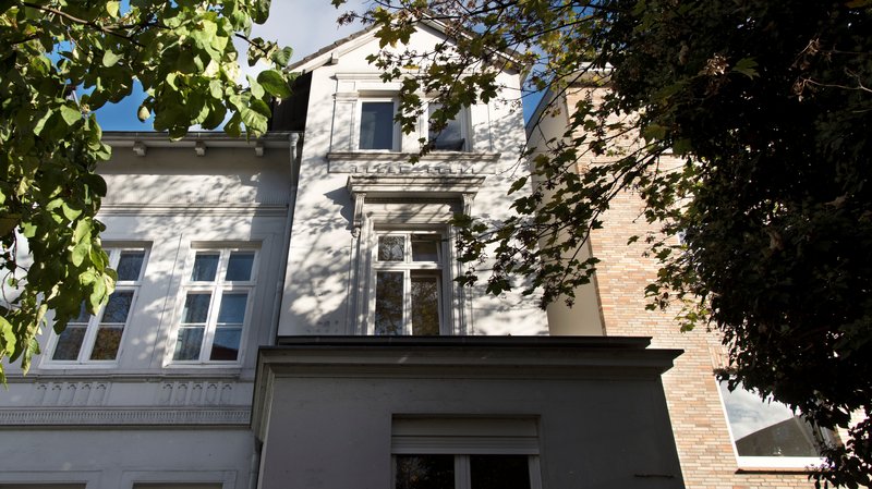 Blick auf das Haus der WG Graumannsweg